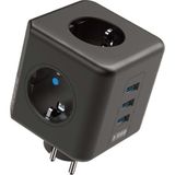 Winnboss 3440 3 Adet USB Akım Korumalı Isıya Dayanıklı 3'lü Duvar Tipi Priz