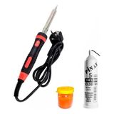 Winnboss 60W Profesyonel Lehim Makinesi Kalem Havya 1 Adet Leyim Teli ve Pasta ile Yüksek Performans