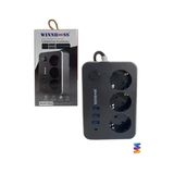 WINNBOSS Siyah Akım Korumalı Usb Li Uzatma Kablosu
