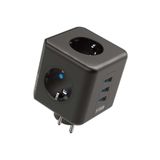 Winnboss Termal Akım Korumalı Isıya Dayanıklı 3'lü Duvar Tipi Priz 3x USB 323059