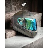 WİNNER MOTORS Draken Mp4. ''2 Vizörlü'' + ''sticker'' Hediyeli, Mat Motosiklet Kapalı Kask - XL