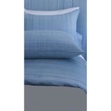 WINNERAIN 50x70 Cm Fermuarlı 2 Li Yastık Kılıfı %100 Pamuk Mavi