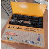 Winnie A Winnie Profesyonel 1/2 Lokma Takımı 24 Parça - Gri