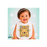 Winnie The Pooh Keten Bebek Mama Önlüğü – Yumuşak, Emici, Yıkanabilir, Özel Tasarım P207