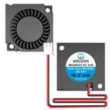 WINSINN 30 mm Üfleyici Fan 24 V, Mikro 24 Volt Fan Üfleyici 3010 Çift Bilyalı Rulman, 30 mm x 10 mm 2PIN (2 Adetli Paket)