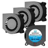 WINSINN 40 mm Fan Fan 24 V, 3D Yazıcı Mikro 24 Volt Fan Fan 4020 Hidrolik Yatak, Fırçasız Soğutma 40 mm x 20 mm 2PIN (4'lü Paket)
