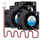 WINSINN DC 40mm Fan 12V 4028 Çift Bilyalı Rulman Fırçasız Soğutma 40x28mm 2PIN (4 Adet Paket)
