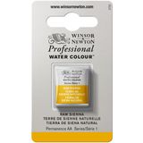 Winsor & Newton 0101552 Professional sulu boya, sanatçı kalitesinde canlı sulu boya, yüksek renk parlaklığı ve parlaklık, solmaz, arşiv kalitesi, 1/2 kap - Siena doğal