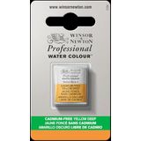 Winsor & Newton 0101891 profesyonel sulu boya, sanatçı kalitesinde canlı sulu boya, yüksek renk parlaklığı ve parlaklık, solmaz, arşiv kalitesi, 1/2 kap – kadmiyum içermez, koyu sarı