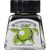 Winsor Newton 011 Apple Green 14 ml Çizim Mürekkebi