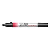 Winsor & Newton 0201098 sulu boya kalemi – 2 uç, fırça ve ince uç, solmaz, kaligrafi, çizimler için yüksek pigmentli sulu boya – kadmiyum kırmızısı koyu renk tonu