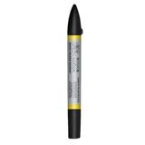 Winsor & Newton 0201119 sulu boya kalemi – 2 uç, fırça ve ince uç, solmaz, kaligrafi, çizimler için yüksek pigmentli sulu boya – Kadmiyum sarısı, açık renk tonu