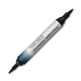 Winsor & Newton 0201322 sulu boya kalemi – 2 uç, fırça ve ince uç, solmaz, kaligrafi, çizimler için yüksek pigmentli sulu boya – çivit mavisi