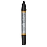 Winsor & Newton 0201552 sulu boya kalemi – 2 uç, fırça ve ince uç, solmaz, kaligrafi, çizimler için yüksek pigmentli sulu boya – Siena doğal