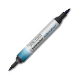 Winsor & Newton 0201654 sulu boya kalemi – 2 uç, fırça ve ince uç, solmaz, kaligrafi, çizimler için yüksek pigmentli sulu boya – Turkuaz