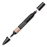 Winsor & Newton 0203634 ProMarker Profesyonel Düzen Kalemi - 2 Uçlu, Çizimler, Tasarım ve Düzenler için İnce ve Geniş - Açık Pekan Cevizi