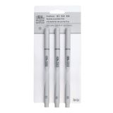 Winsor & Newton 0290108 Fineliner, tam çizgiler ve dış hatlar için pigment astar, yüksek kalite, pigment mürekkebi, suya dayanıklı, ışığa dayanıklı keten genişliği, set halinde 3 adet gri