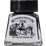 Winsor Newton 030 Black Indian 14 ml Çizim Mürekkebi