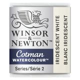 Winsor & Newton 0301330 Cotman metalik sulu boya, stüdyo sulu boya, canlı yüksek kaliteli renkler, çok iyi işleme özellikleri, 1/2 kap - beyaz