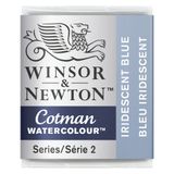 Winsor & Newton 0301472 Cotman metalik sulu boya, stüdyo sulu boya, canlı yüksek kaliteli renkler, çok iyi işleme özellikleri, 1/2 kap - parlak mavi