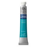 Winsor & Newton 0303654 Cotman sulu boya, mükemmel şeffaflık, renk gücü ve işleme özellikleri, sulu boya 8 ml tüp - turkuaz