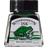 Winsor Newton 046 Brilliant Green 14 ml Çizim Mürekkebi