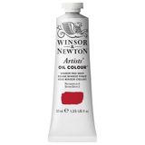 Winsor & Newton 1214725 Artists yağlı boya - 37 ml tüp, sanatçı yağlı boya mümkün olan en yüksek pigmentasyon, en yüksek ışık haslığı - koyu kırmızı