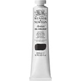 Winsor & Newton 1237337 Artists yağlı boya - 200 ml tüp, sanatçı - mümkün olan en yüksek pigmentasyonlu yağlı boya, en yüksek ışık haslığı - lamba siyahı