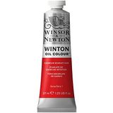 Winsor & Newton 1414107​ Winton, ince kaliteli yağlı boya – 37 ml tüp eşit kıvamlı, ışığa dayanıklı, yüksek kapatma gücü, renk pigmentleri bakımından zengin, kadmiyum kırmızısı renk tonu