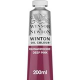 Winsor & Newton 1437250 Winton, ince kaliteli yağlı boya – 200 ml tüp, eşit kıvamlı, ışığa dayanıklı, yüksek kapatma gücü, renk pigmentleri açısından zengin – Quinacridone koyu pembe