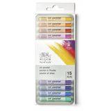 Winsor & Newton 1890001 sanatçı yağlı pastel tebeşir, kolay sürülebilir ve solma, canlı renkler, mükemmel ışık haslığı - 15 renk