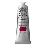 Winsor & Newton 2320545 profesyonel akrilik boya, sanatçı kalitesi, yüksek renk parlaklığı ve opaklık, arşiv kalitesi, 60 ml tüp - Quinacridone macenta