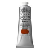 Winsor & Newton 2320560 profesyonel akrilik boya, 60 ml tüpte, yüksek kapatma gücü, sanatçı kalitesi, demir oksit, kırmızı