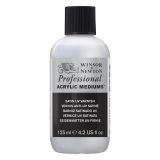 Winsor & Newton 3030931 UV Vernik ipek mat, akrilik resimler için koruyucu tabaka - 125 ml şişe