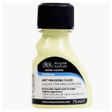 Winsor & Newton 3039759 sulu boya maskeleme lastiği, sıvı, çıkarılabilir kazıma krepi, akıcı sulu boya ortasında hassas ve keskin çizgiler için, 250 ml şişe
