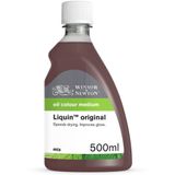 Winsor & Newton 3049751 Yağlı Boya Malzemesi, Liquin Orijinal, 500 ml Şişe, Alkid bazlı Sıvı Boyama Malzemesi, Yağlı Boyaların Kuruma Süresini Yarıya İndirir, Şeffaflığı Artırır, Sararmaya Karşı Koruma