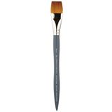 Winsor & Newton 5011625 Professional sulu boya fırçası, sentetik lifli sulu boya boyaları için boyama fırçası, ergonomik sap, uzun ömürlü ve şeklini korur, kısa saplı - tek çizgi fırça -1 inç