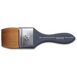 Winsor & Newton 5011950 profesyonel sulu boya fırçası, sentetik lifli sulu boya için boyama fırçası, ergonomik sap, uzun ömürlü ve şeklini korur, kısa saplı - yıkama fırçası - 2 inç