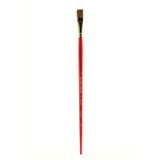 Winsor & Newton 5185714 Sceptre Gold II sanatçı sulu boya fırçası, yüksek renk taşıma kapasitesi ve mükemmel sıçrama gücü, 505 serisi düz fırça, uzun sap, No. 14-13,5 mm