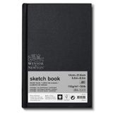 Winsor & Newton 6673017 eskiz defteri, 80 yapraklı eskiz kağıdı, 110 g/m², sert kapak, sırt yapıştırmalı, mikro delikli yapraklar - 17,8 x 25,4 cm