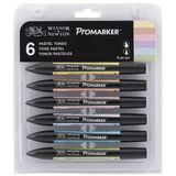 Winsor Newton 6'lı Set Pastel Tones Promarker