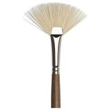 Winsor & Newton Artists' Sentetik Sert Kıl Uzun Saplı Yelpaze Fırça No:6