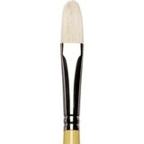 Winsor & Newton Artists' Sert Kıl Uzun Sap Kedi Dili Fırça N:10 - Beyaz