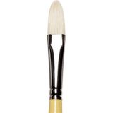 Winsor & Newton Artists' Sert Kıl Uzun Sap Kedi Dili Fırça N:8 - Beyaz