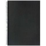 Winsor & Newton Black Sert Kapaklı Spiralli Eskiz Defteri 180 gr (40 Yaprak) A3