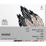 Winsor & Newton Bristol Bloknotu Yapışkanlı 250GR 20 Sayfa 36X43CM