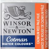 Winsor Newton Cadmium Red Pale Hue 103 Yarım Tablet Sulu Boya