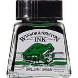 Winsor & Newton Çini Mürekkebi 14Ml - Brilliant Green
