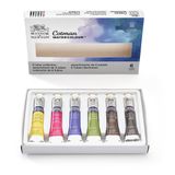 Winsor & Newton Cotman 0390635 sulu boya seti, yüksek ışık haslığına sahip canlı sulu boya, geniş renk seçenekleri, eskimeye karşı dayanıklı – 8 ml tüp içinde 6 renk