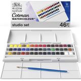 Winsor & Newton Cotman 45x Yarım Tablet Studio Set Sulu Boya
